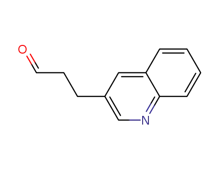 Molecular Structure of 439107-12-7 (3-Quinolinepropanal)