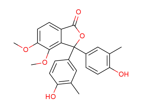 3,3-bis-(4-hydroxy-3-methyl-phenyl)-4,5-dimethoxy-phthalide