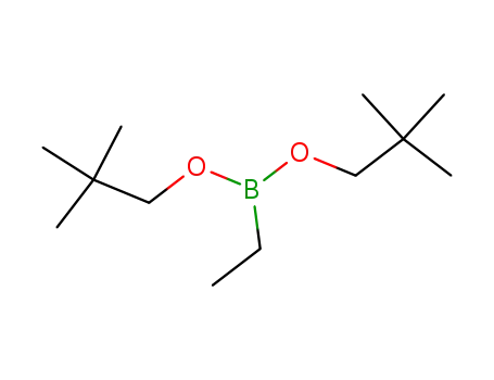 Molecular Structure of 67753-47-3 (Boronic acid, ethyl-, bis(2,2-dimethylpropyl) ester)