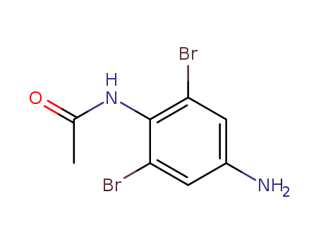 Molecular Structure of 336624-08-9 (4-AMINO-2,6-DIBROMOACETANILIDE)