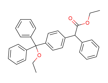 ethyl 4-(ethoxydiphenylmethyl)-α-phenylbenzeneacetate