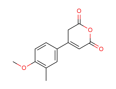 β-(4-methoxy-3-methylphenyl) glutaconic anhydride
