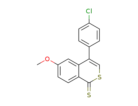 4-(4-chlorophenyl)-6-methoxy-1H-2-benzothiopyran-1-thione