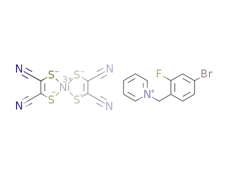 [1-(4'-bromo-2'-fluorobenzyl)pyridinium][Ni(maleonitriledithiolate)2]