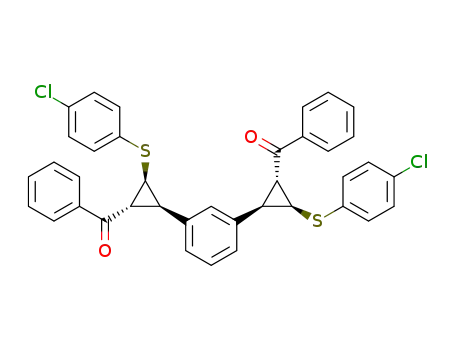 [(1R,2R,3S)-2-{3-[(1R,2R,3S)-2-Benzoyl-3-(4-chloro-phenylsulfanyl)-cyclopropyl]-phenyl}-3-(4-chloro-phenylsulfanyl)-cyclopropyl]-phenyl-methanone