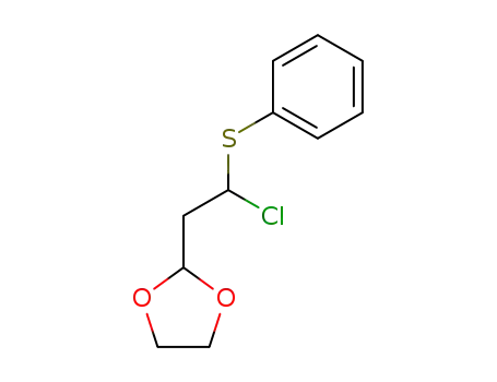 (+/-)-2-<2-chloro-2-(phenylthio)ethyl>-1,3-dioxolane