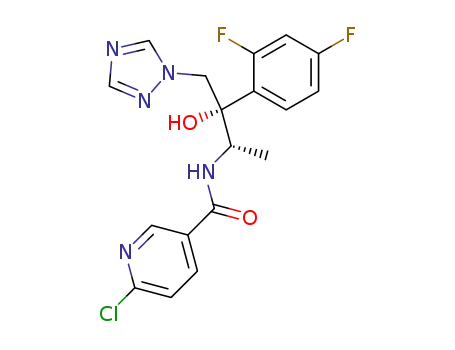 6-Chloro-N-[(1S,2S)-2-(2,4-difluoro-phenyl)-2-hydroxy-1-methyl-3-[1,2,4]triazol-1-yl-propyl]-nicotinamide