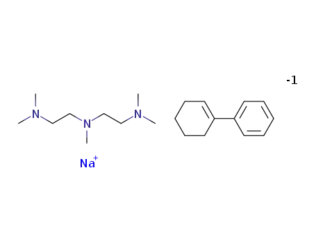 C<sub>12</sub>H<sub>14</sub><sup>(1-)</sup>*C<sub>9</sub>H<sub>23</sub>N<sub>3</sub>*Na<sup>(1+)</sup>