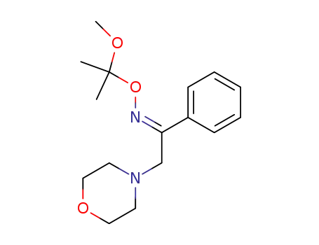 2-morpholin-4-yl-1-phenyl-ethanone <i>O</i>-(1-methoxy-1-methyl-ethyl)-oxime