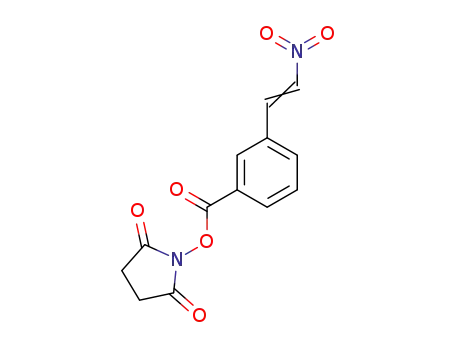 Molecular Structure of 96441-29-1 (N-succinimidyl-3-(2-nitrovinyl)benzoate)
