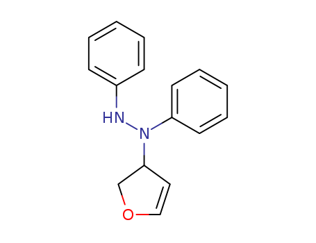 Hydrazine, 1-(2,3-dihydro-3-furanyl)-1,2-diphenyl-