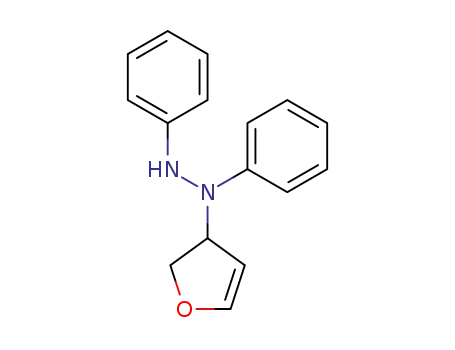 Molecular Structure of 142040-04-8 (Hydrazine, 1-(2,3-dihydro-3-furanyl)-1,2-diphenyl-)
