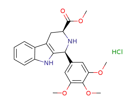 cis-1-(3,4,5-trimethoxy)phenyl-1,2,3,4-tetrahydro-β-carboline-3-carboxylic acid methyl ester hydrochloride