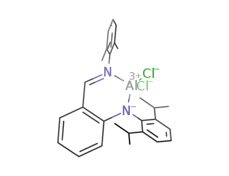 [AlCl<sub>2</sub>(C<sub>6</sub>H<sub>4</sub>(CHNC<sub>6</sub>H<sub>3</sub>(CH<sub>3</sub>)2)(NC<sub>6</sub>H<sub>3</sub>(CH(CH<sub>3</sub>)2)2))]