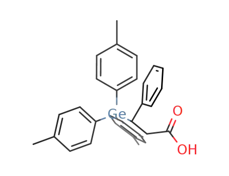 Benzenepropanoic acid, b-[tris(4-methylphenyl)germyl]-