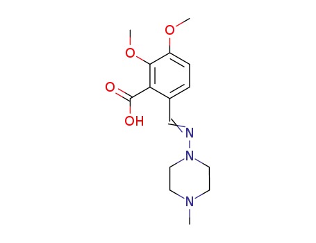6-<(4-methyl-1-piperazinyl)iminomethyl>-2,3-dimethoxybenzoic acid