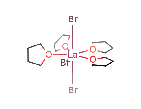 LaBr<SUB>3</SUB>(tetrahydrofuran)<SUB>4</SUB>