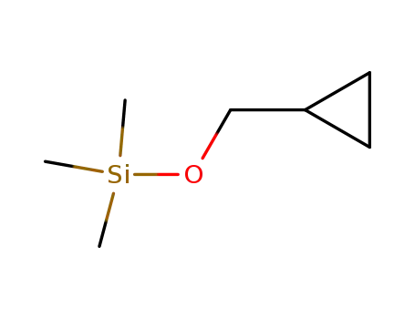 Molecular Structure of 85696-54-4 (Silane, (cyclopropylmethoxy)trimethyl-)