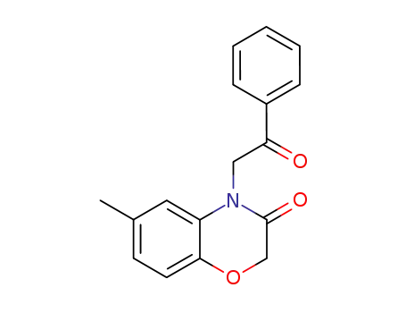 2H-1,4-Benzoxazin-3(4H)-one, 6-methyl-4-(2-oxo-2-phenylethyl)-