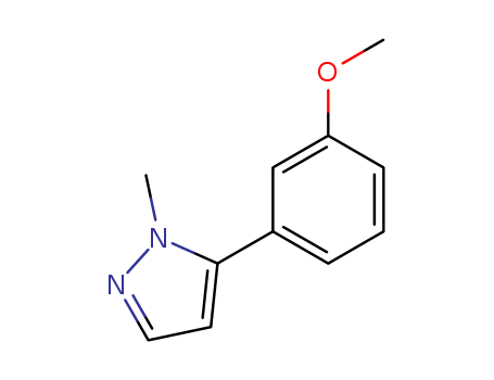 1H-Pyrazole, 5-(3-methoxyphenyl)-1-methyl- CAS No  144026-75-5