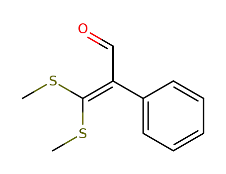 Benzeneacetaldehyde, a-[bis(methylthio)methylene]-