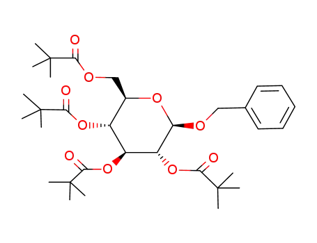 benzyl 2,3,4,6-tetra-O-pivaloyl-β-D-glucopyranoside