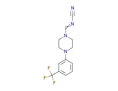 Piperazine, 1-[(cyanoimino)methyl]-4-[3-(trifluoromethyl)phenyl]-