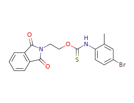O-[2-(1,3-dioxo-1,3-dihydro-2H-isoindol-2-yl)ethyl] 4-bromo-2-methylphenylthiocarbamate