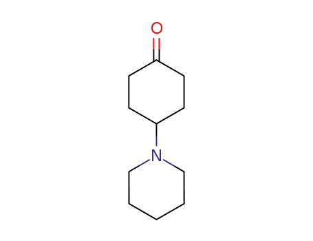 Molecular Structure of 60481-62-1 (Cyclohexanone, 4-(1-piperidinyl)-)
