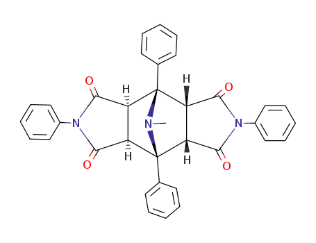 9-methyl-2,4,6,8-tetraphenylperhydro-4,8-iminobenzo<1,2-c:4,5-c'>dipyrrole-1,3,5,7-tetrone