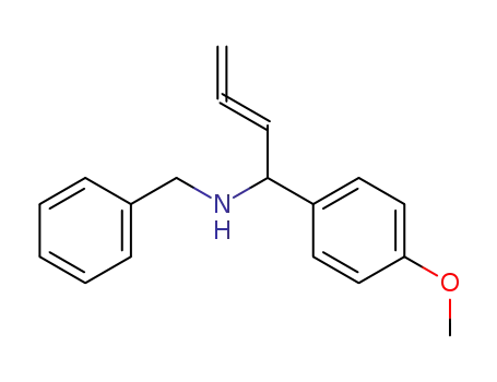 N-Benzyl-N-<1-(4-methoxyphenyl)-2,3-butadienyl>amine