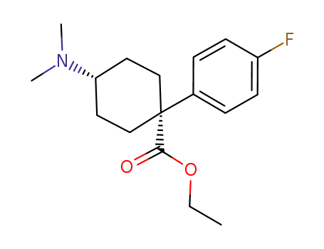 ethyl 4-(N,N-dimethylamino)-1-(4-fluorophenyl)cyclohexanecarboxylate