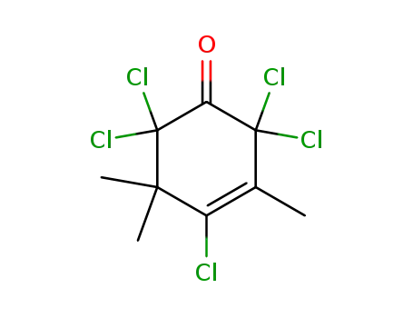3-Cyclohexen-1-one, 2,2,4,6,6-pentachloro-3,5,5-trimethyl-