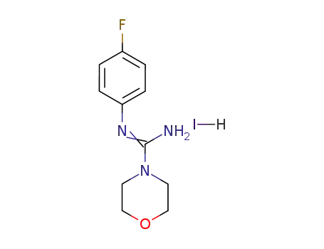N-(4-Fluoro-phenyl)-morpholine-4-carboxamidine; hydriodide