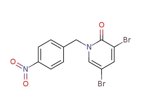 3,5-Dibromo-1-(4-nitro-benzyl)-1H-pyridin-2-one