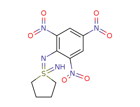Molecular Structure of 102266-18-2 (Tetrahydro-1-imino-1-(2,4,6-trinitrophenylimino)-λ<sup>6</sup>-thiophen)