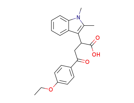 alpha-[2-(4-Ethoxyphenyl)-2-oxoethyl]-1,2-dimethyl-1H-indole-3-acetic acid