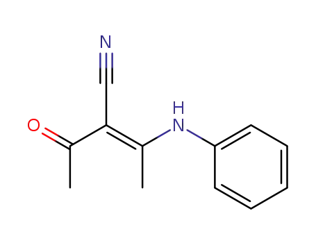 2-acetyl-3-phenylamino-2-butenenitrile