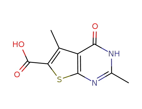2,5-dimethyl-4-oxo-3,4-dihydrothieno[2,3-d]pyrimidine-6-carboxylic acid(SALTDATA: FREE)