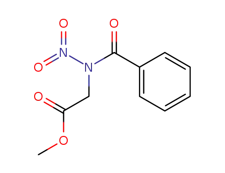 Glycine, N-benzoyl-N-nitro-, methyl ester