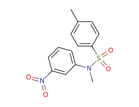 Molecular Structure of 6380-15-0 (N,4-dimethyl-N-(3-nitrophenyl)benzenesulfonamide)