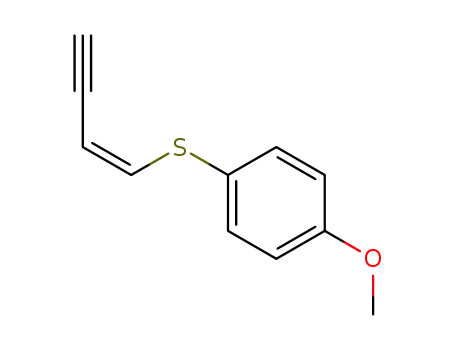 1-p-methoxyphenylthio-1-buten-3-yne