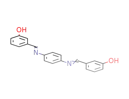 Molecular Structure of 63098-88-4 (Phenol, 3,3'-[1,4-phenylenebis(nitrilomethylidyne)]bis-)