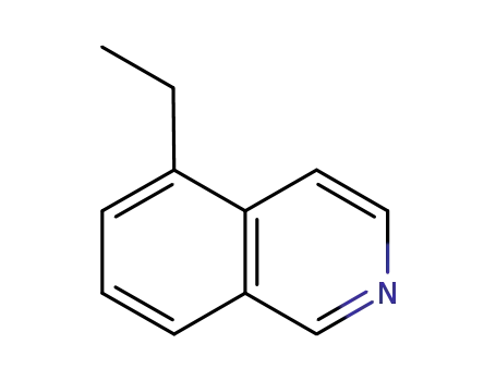 Molecular Structure of 54415-46-2 (Isoquinoline, 5-ethyl- (9CI))
