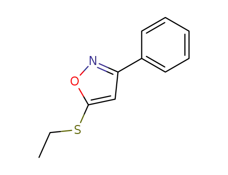 Isoxazole, 5-(ethylthio)-3-phenyl-