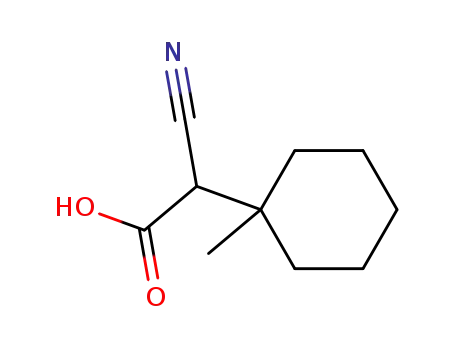 Cyclohexaneacetic acid, a-cyano-1-methyl-