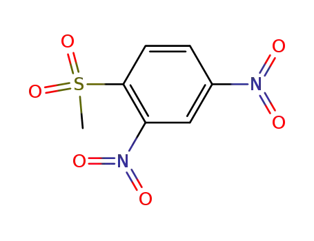 Molecular Structure of 835-57-4 (methyl 2,4-dinitrophenyl sulfone)