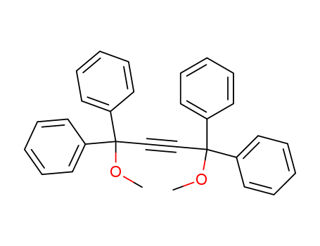 Molecular Structure of 10487-75-9 (Benzene, 1,1',1'',1'''-(1,4-dimethoxy-2-butyne-1,4-diylidene)tetrakis-)