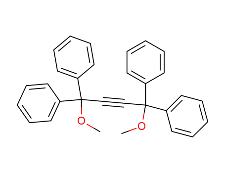 Benzene, 1,1',1'',1'''-(1,4-dimethoxy-2-butyne-1,4-diylidene)tetrakis-