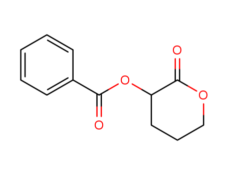 2H-Pyran-2-one, 3-(benzoyloxy)tetrahydro-